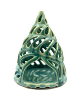 Clay Corazon Christmas Tree Aqua Glaze Lanterm
