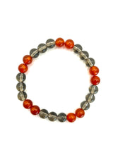 Bracelet Chakra - Quartz fumé et cornaline, Diana Morrissey