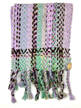 "Berry Cheesecake" Handwoven Scarf- Fibre Theory