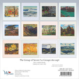 Calendrier mural ANGL/FR 2025 du Groupe des Sept AGO