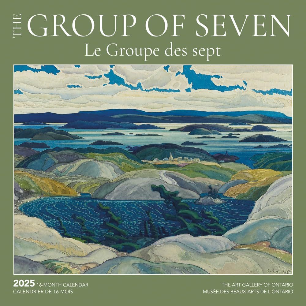 Calendrier mural ANGL/FR 2025 du Groupe des Sept AGO