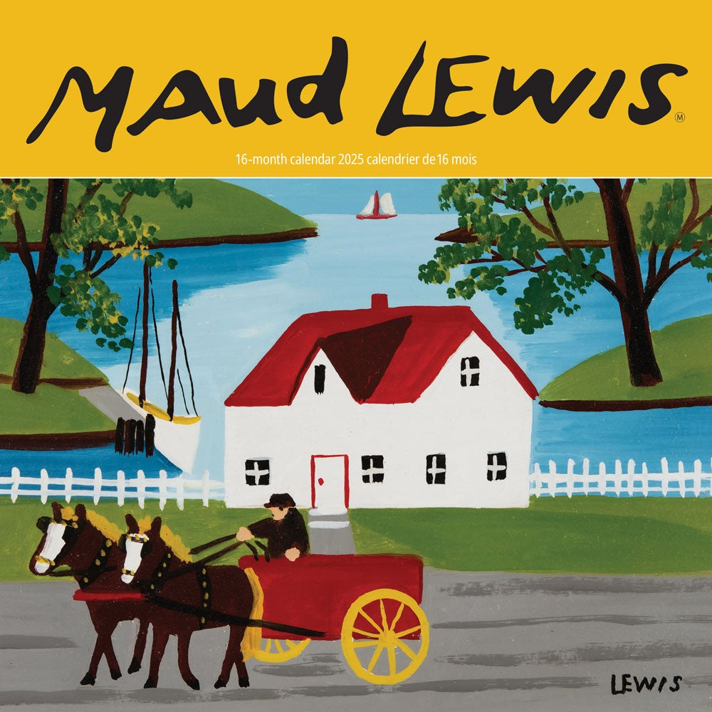 Mini calendrier ANGL/FR 2025 de Maud Lewis