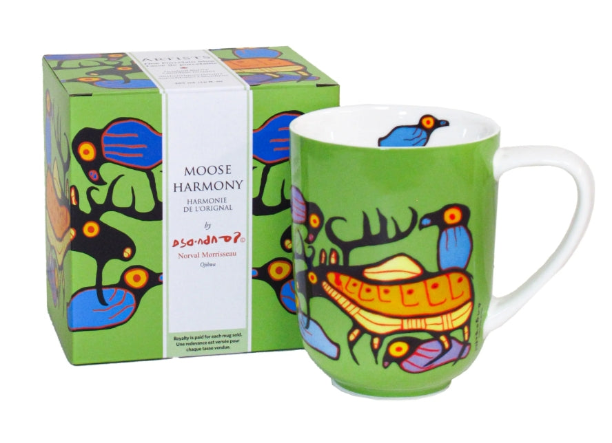Porcelain Mug- Moose Harmony