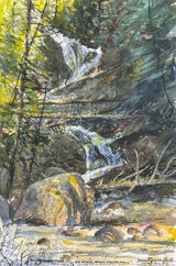Raffle Ticket: "On the Beach, Below Fuller Falls", Tom Forrestall